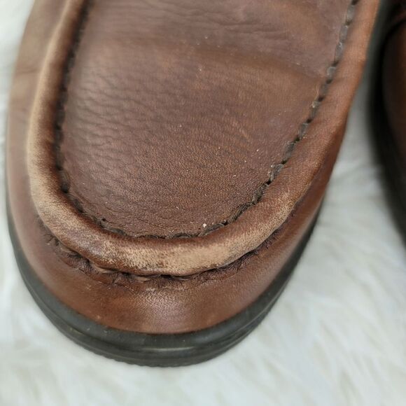 Streetcars chunky wide comfort loafers brown main image 6
